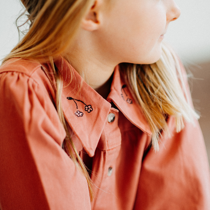 Sproet & Sprout Denim Blouse Mauve