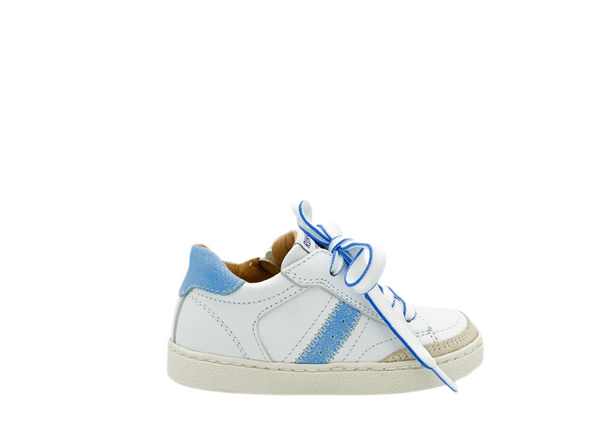 Romagnoli Eerste Sneaker Wit Azzurro (maat 21-26)