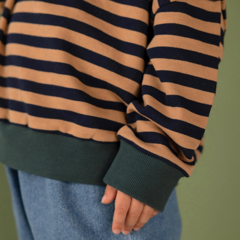 Nixnut Rel Sweater Navy Stripe