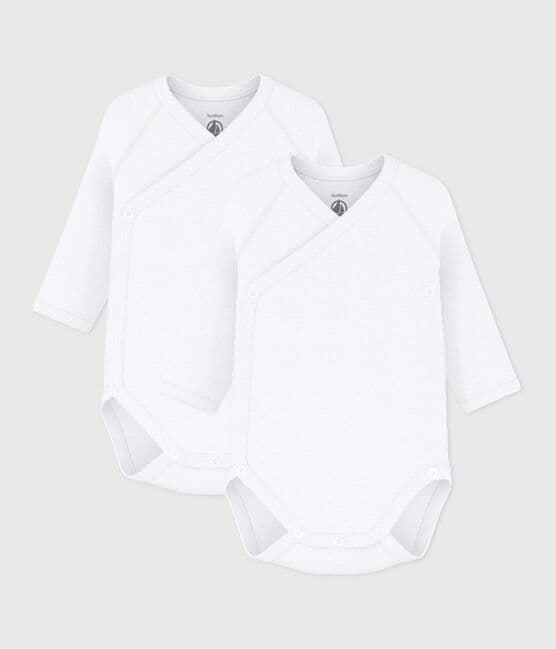 Petit Bateau Set Romper Wit