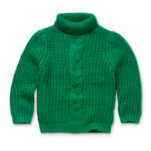 Sproet & Sprout Cable Sweater Fern Green