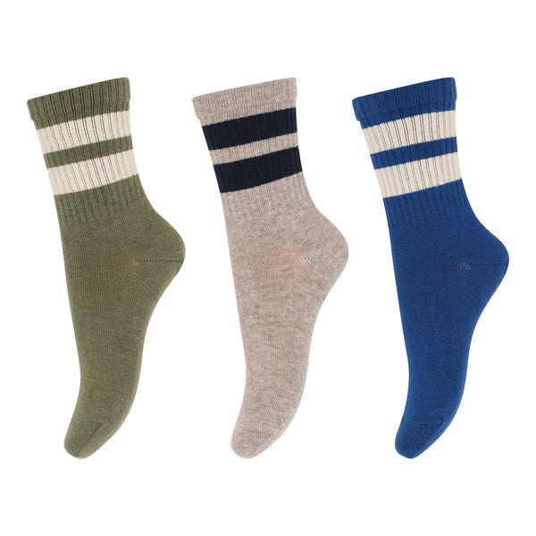 Mp Denmark Anker Socks 3-pack True Blue