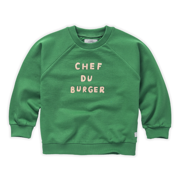 Sproet & Sprout Sweatshirt Raglan Chef Du Burger