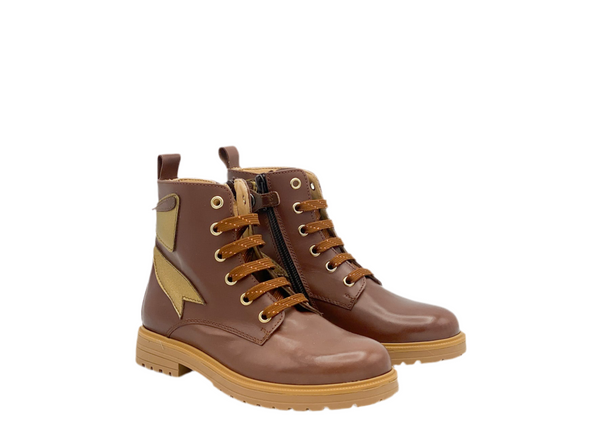 Rondinella Bottine Cognac (maat 28-35)