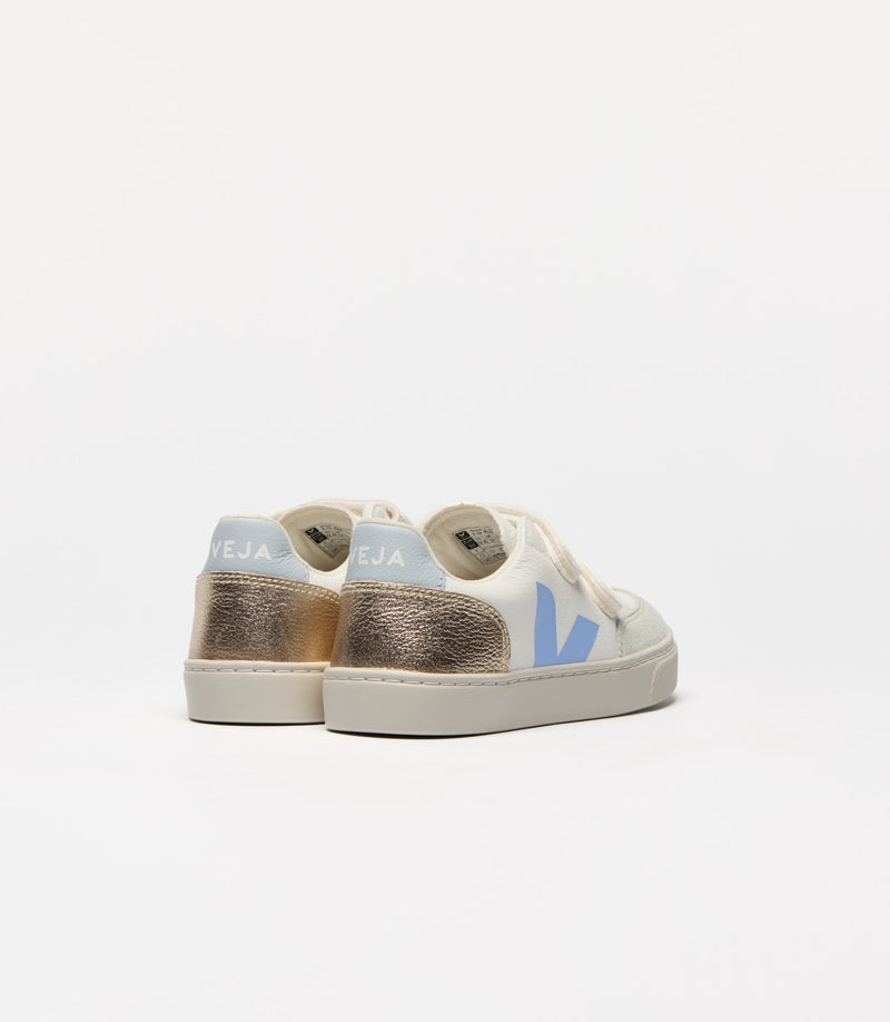 Veja Sneaker Small V-12 Extra White Multico Olympe (maat 23-35)