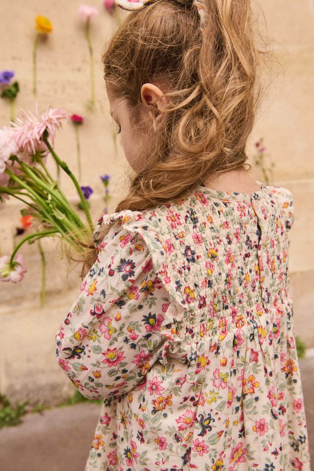 Louise Misha Dress Saralou Cream Wild Flowers
