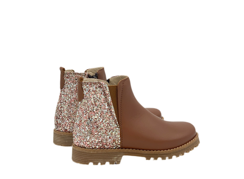 Beberlis Glitter Laars Cognac (maat 27-35)