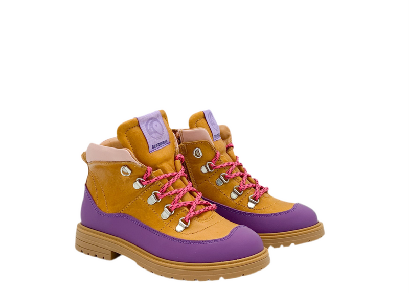 Rondinella Cognac Purple Bottine (maat 25-37)