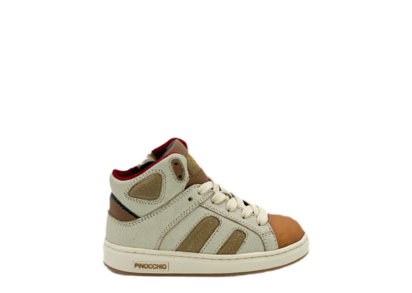 Hip Half Hoge Basketter Beige Bruin, (maat 23-30)
