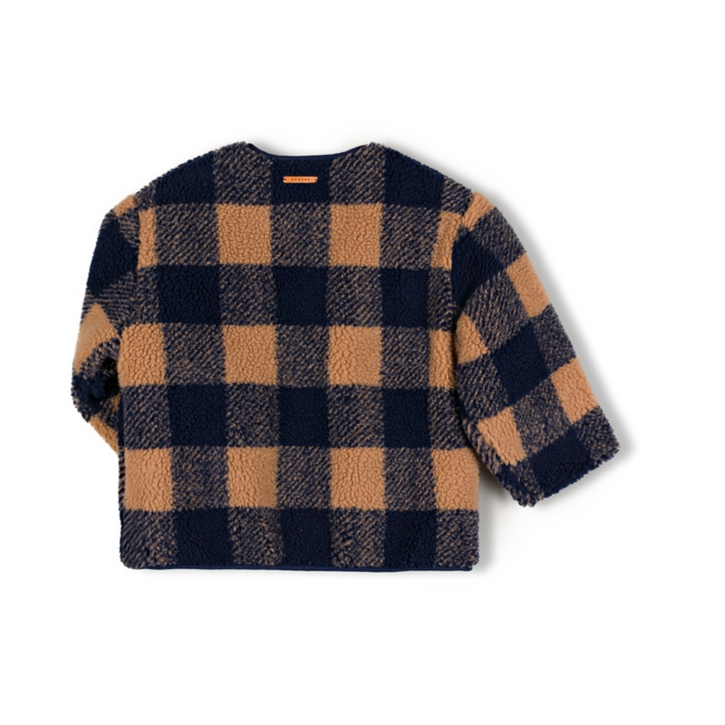 Nixnut Check Jacket Navy