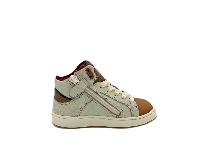 Hip Half Hoge Basketter Beige Bruin, (maat 23-30)