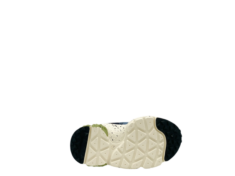 Flower Mountain Blue Navy Rekveters (maat 26-36)