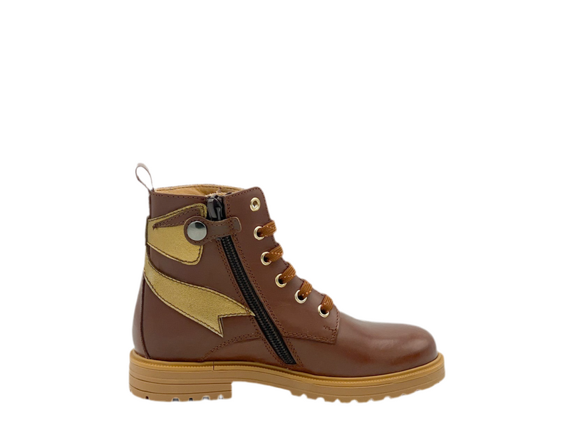 Rondinella Bottine Cognac (maat 28-35)