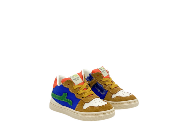 Rondinella Eerste Basketter Wit/Blauw (maat 21-26)