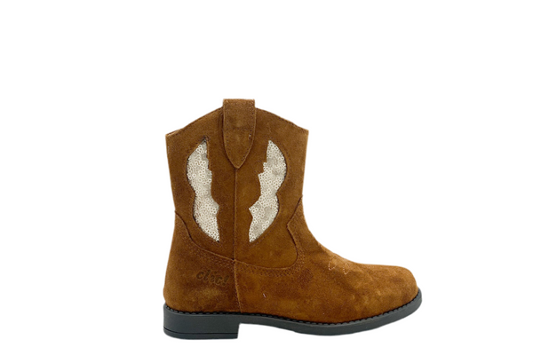 Clic Cowboylaarsje Cognac (maat 28-33)