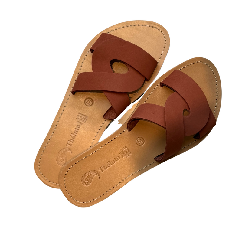 Théluto Prune Slipper Terracotta (maat 36-42)