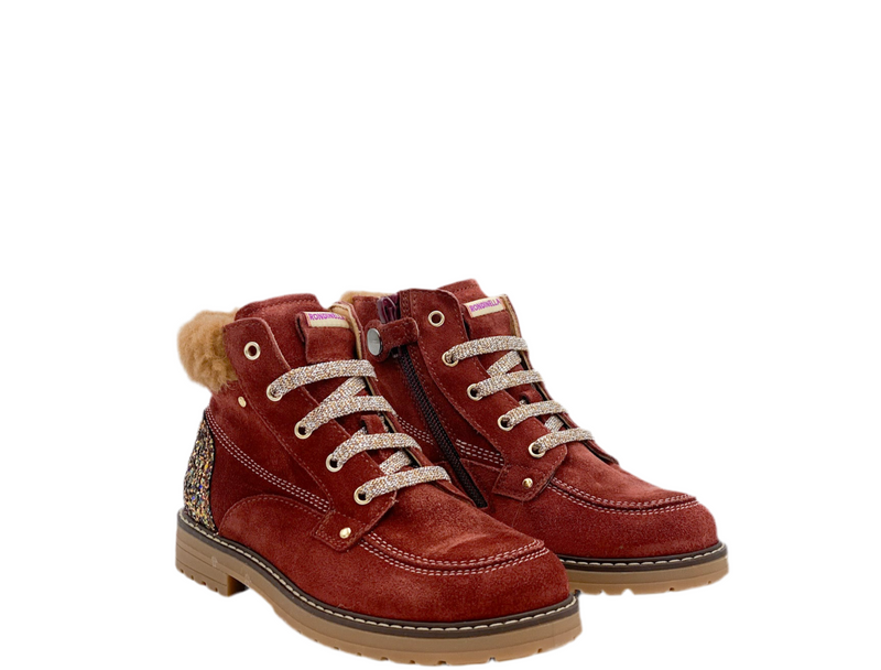 Rondinella Bottine Bordeaux (maat 28-35)