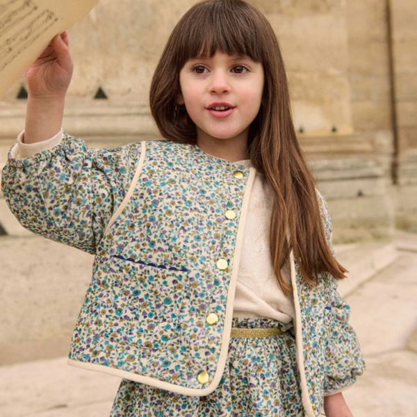 Louise Misha Jacket Jouliane Velvet Cream Aster