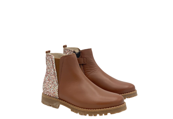 Beberlis Glitter Laars Cognac (maat 27-35)