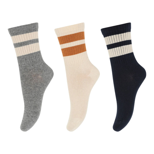 Mp Denmark Anker Socks 3-pack Navy