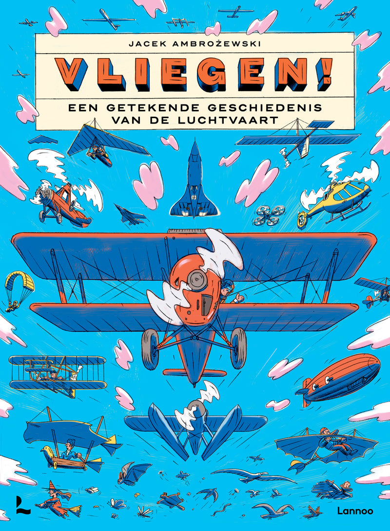 Boek Vliegen - Een getekende geschiedenis van de luchtvaart