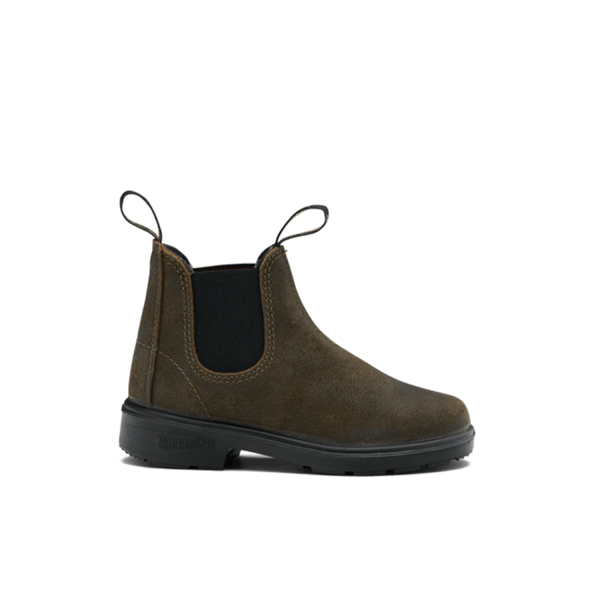 Blundstone Chelsea Boot Suede Dark Olive (maat 24-31)