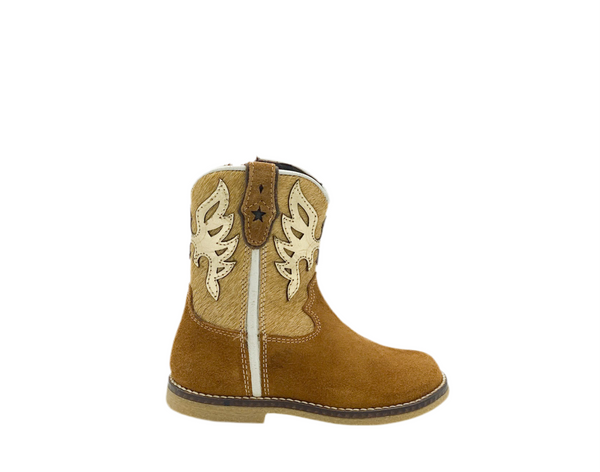 Hip Beige Cowboylaars (maat 22-27)