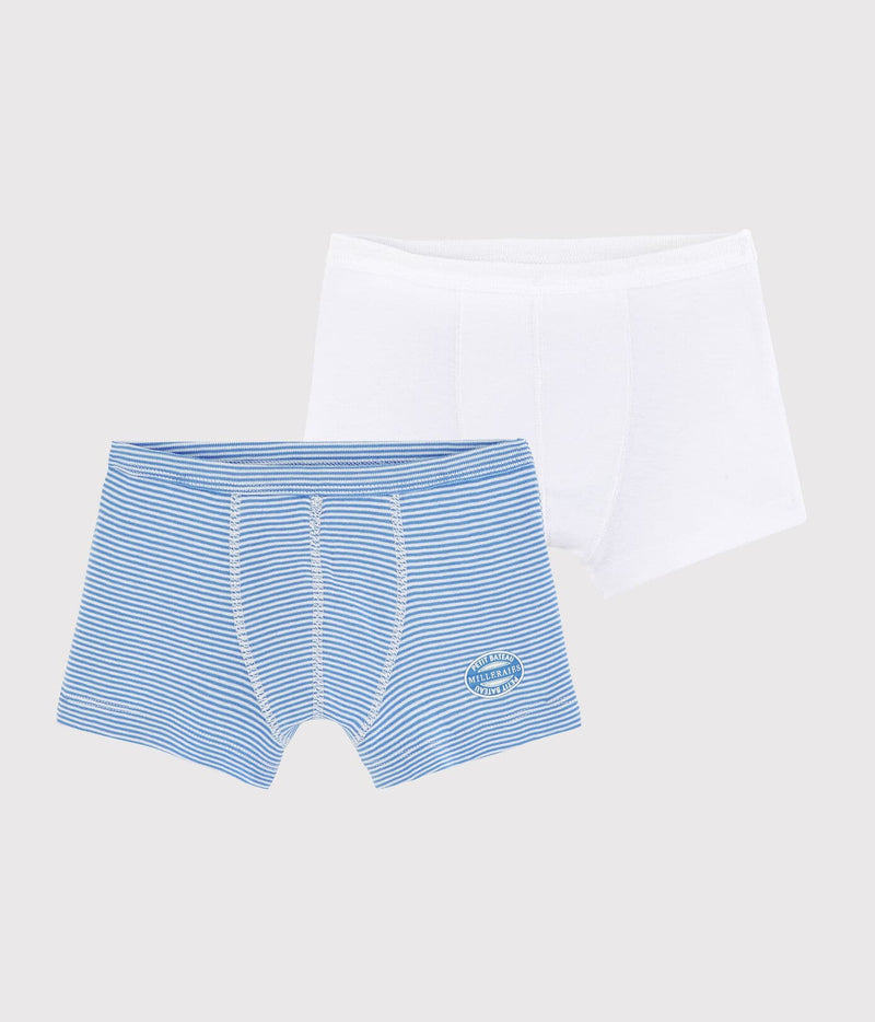 Petit Bateau Set Boxershorts Met Dunne Strepen Blue