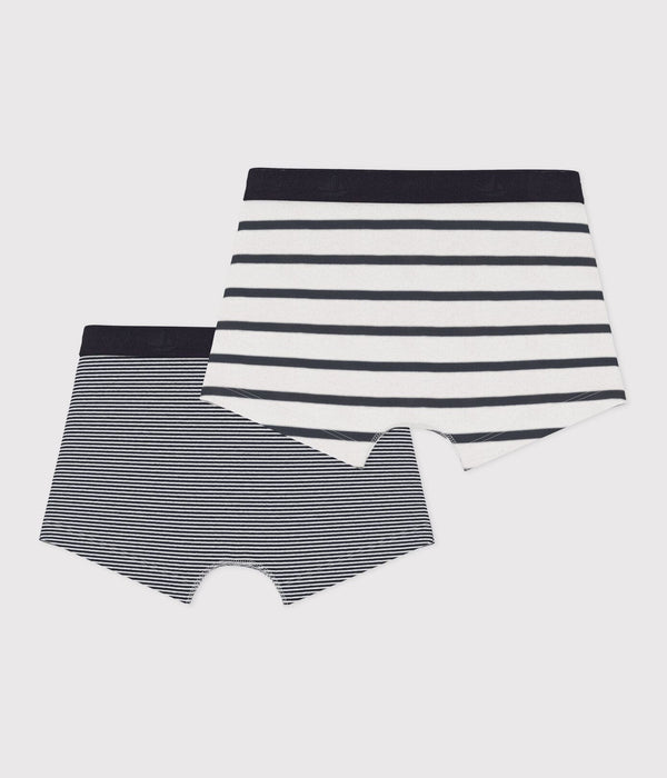 Petit Bateau Set Gestreepte Boxershorts