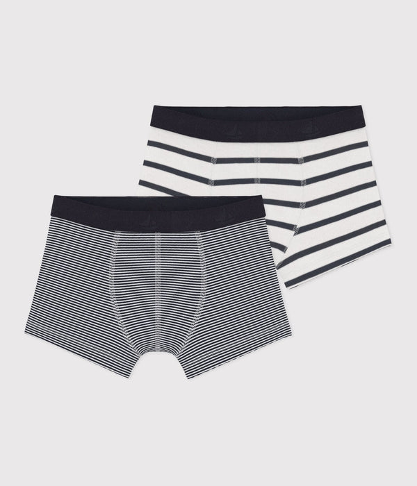 Petit Bateau Set Gestreepte Boxershorts