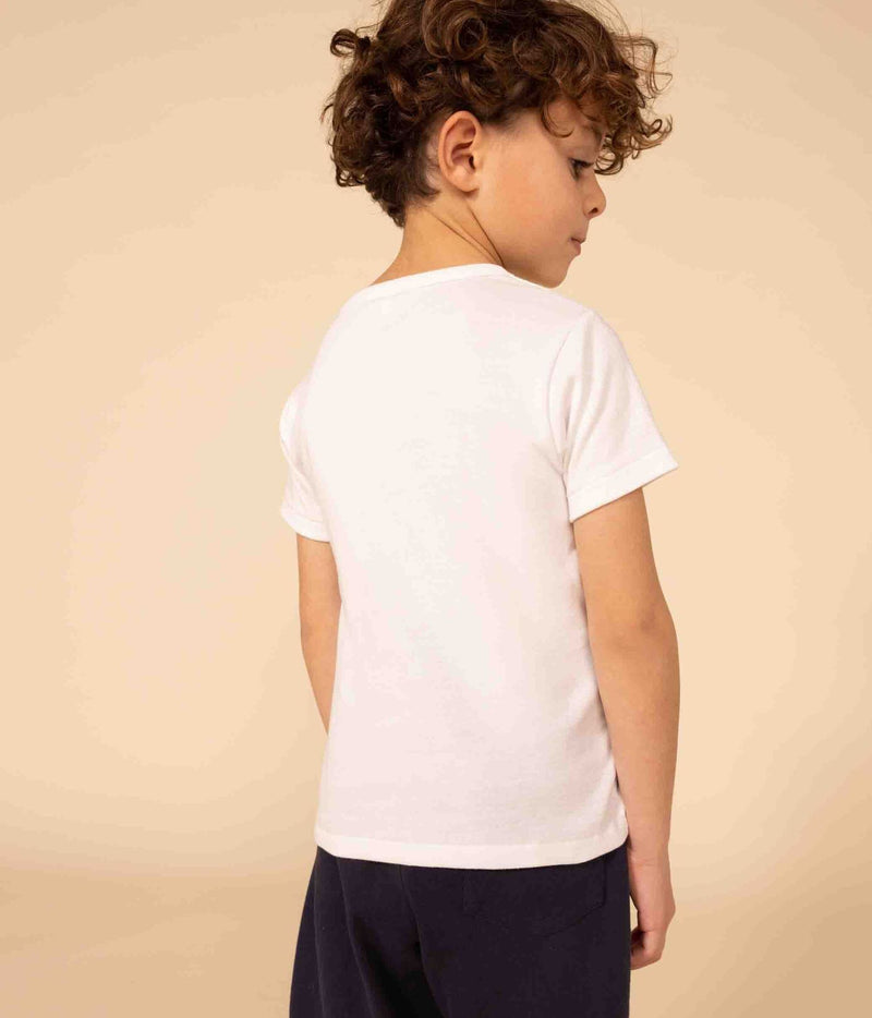 Petit Bateau Set Witte T-shirts Met Korte Mouwen