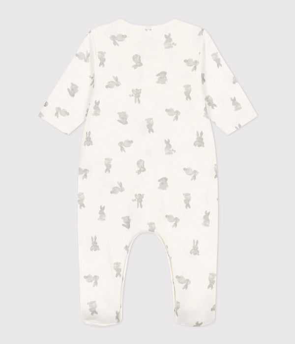 Petit Bateau Baby Pyjama Marshmallow/Gris