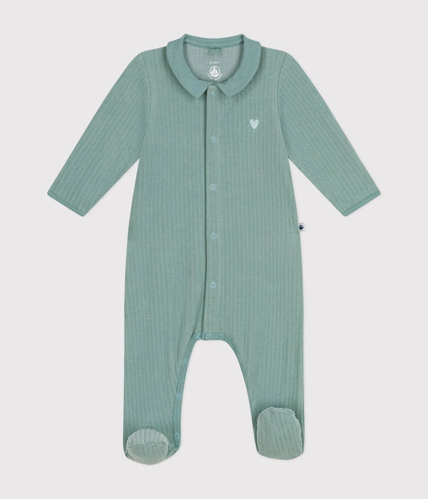 Petit Bateau Fluwelen Baby Pyjama Paul