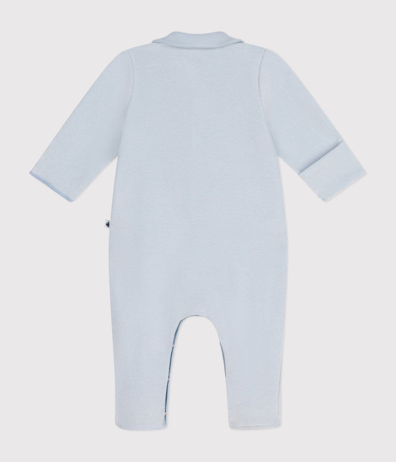 Petit Bateau Fluwelen Baby Pyjama Gomme