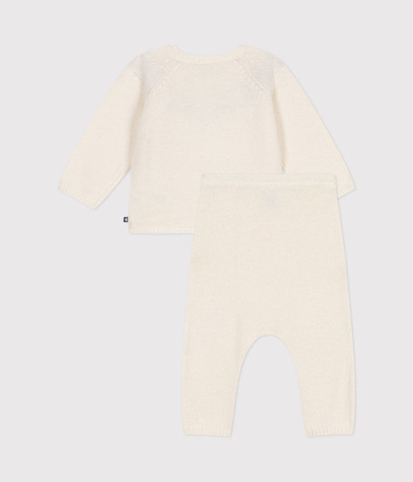 Petit Bateau Tweedelig gebreid Babysetje