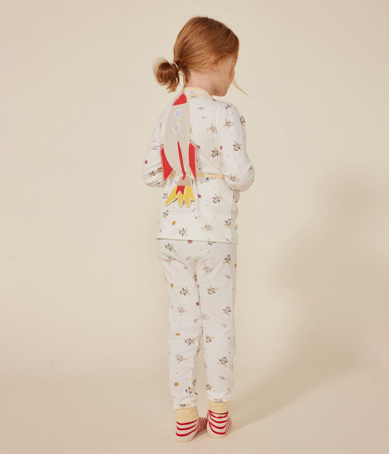 Petit Bateau Verkleed Pyjama + Masker Marshmallow/Multico