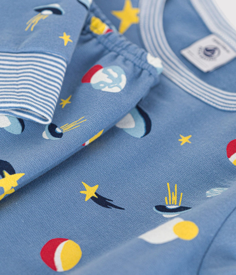 Petit Bateau Fleece Pyjama Beach/Multico