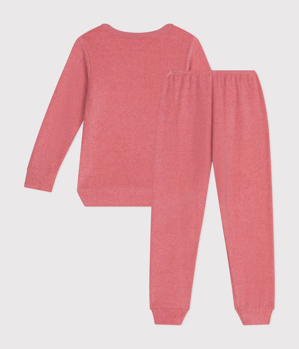 Petit Bateau Badstof Pyjama Rosewood