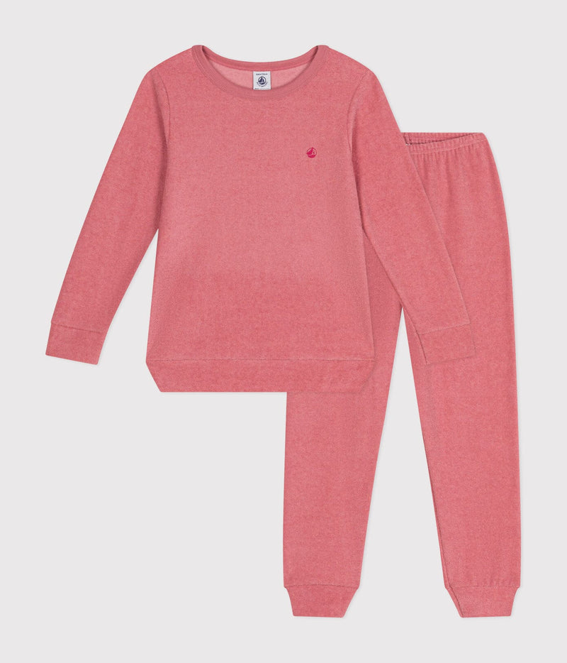 Petit Bateau Badstof Pyjama Rosewood