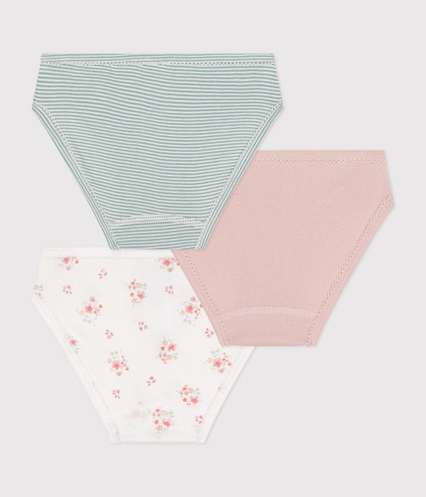 Petit Bateau Set Van 3 Slips Flowers