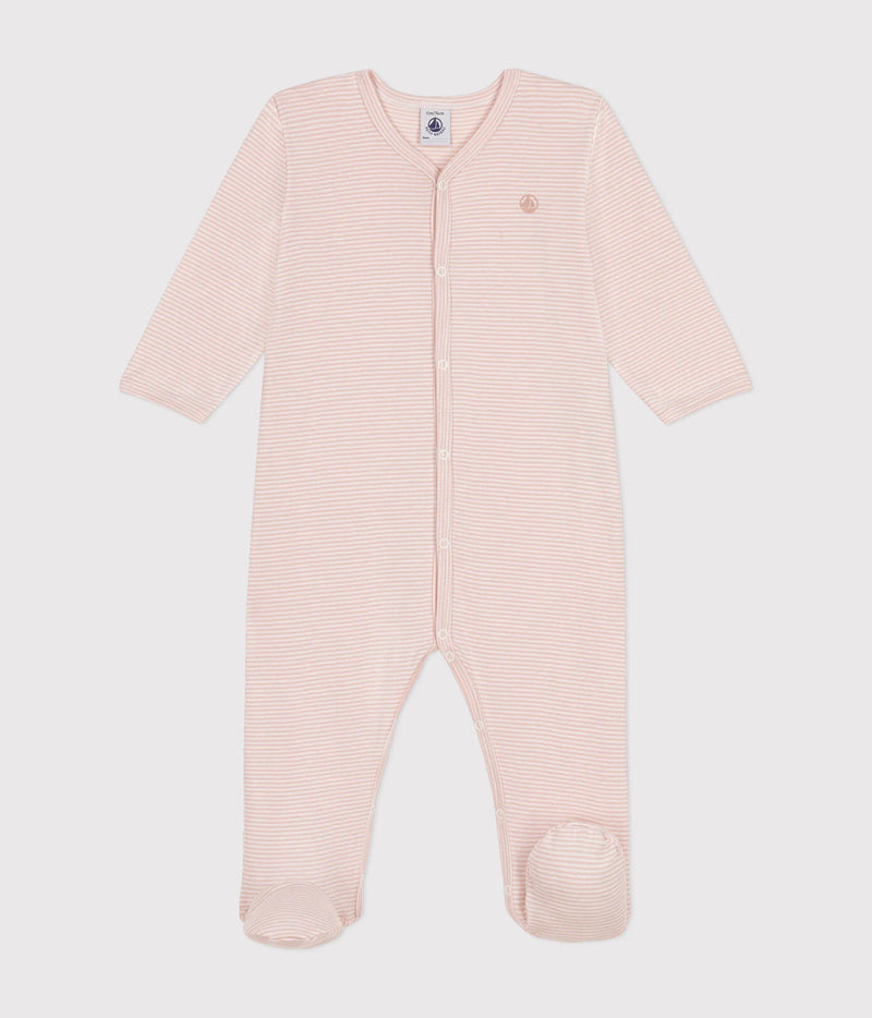 Petit Bateau Baby Pyjama Saline/Marshmallow