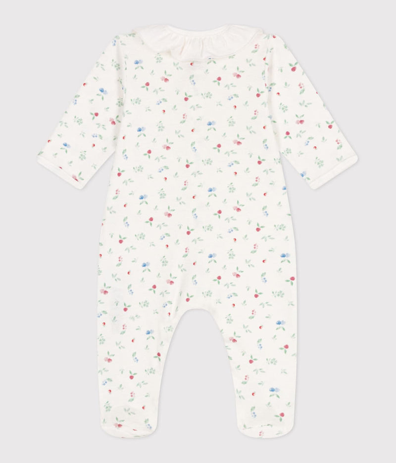 Petit Bateau Katoenen Babypyjama met Bloemenprint