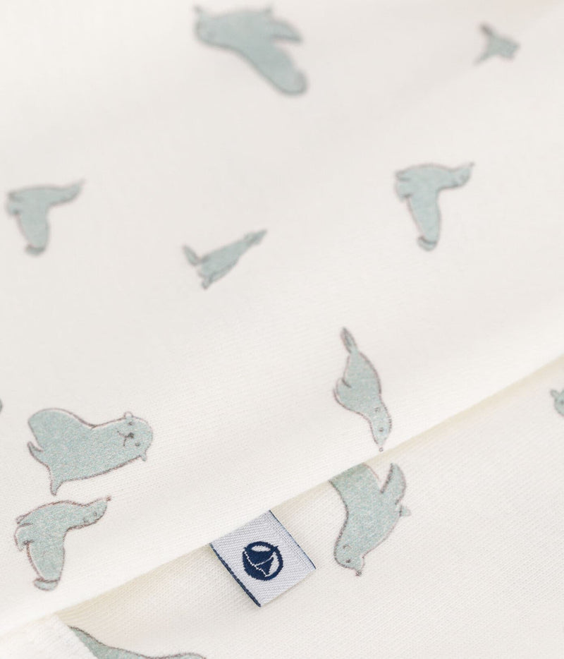 Petit Bateau Katoenen Babypyjama met Zeehondenprint