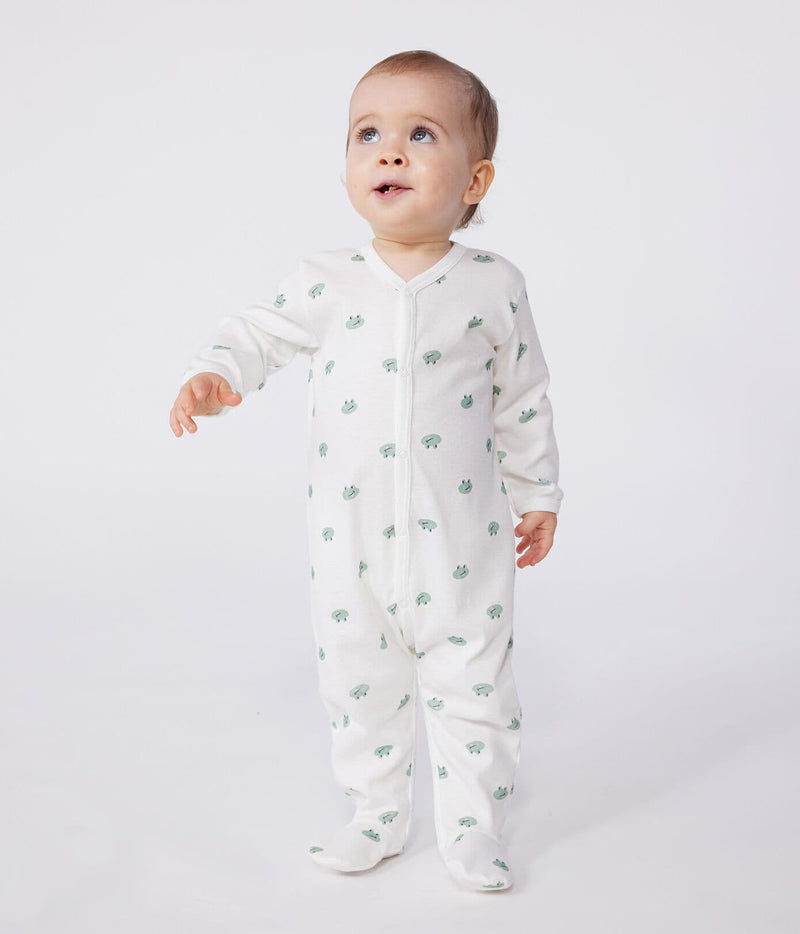 Petit Bateau Katoenen Babypyjama met Kikkerprint