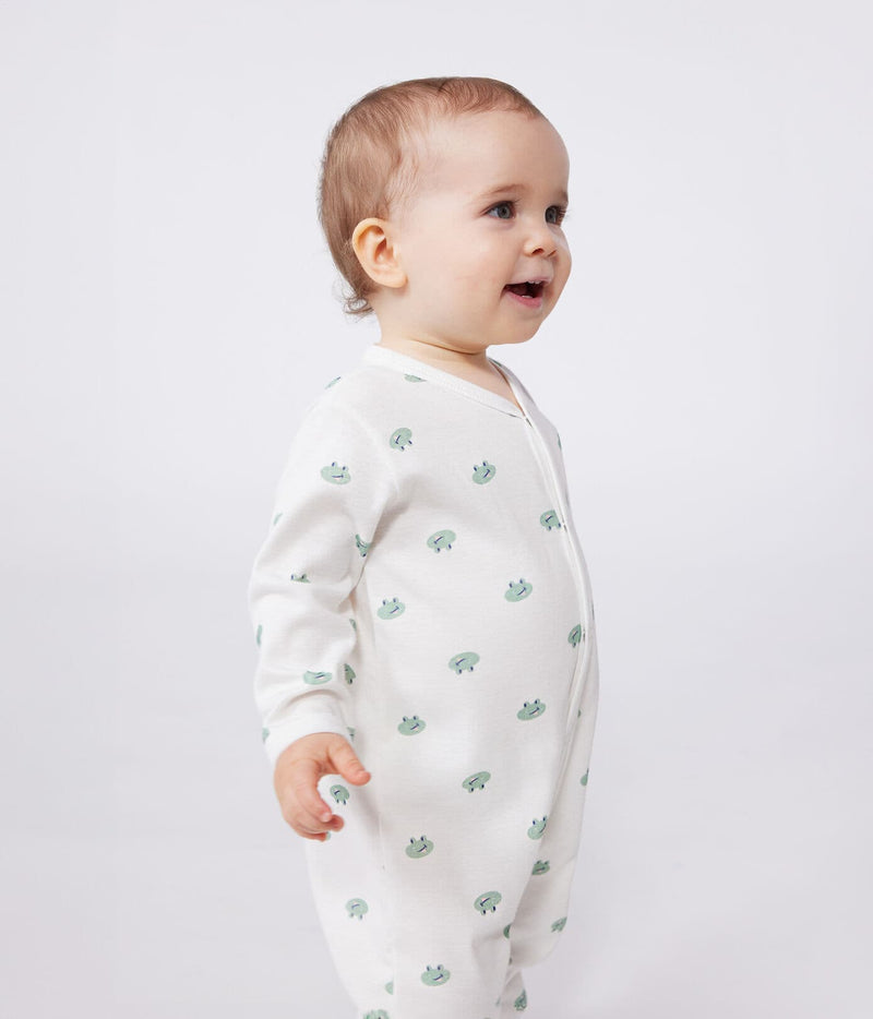 Petit Bateau Katoenen Babypyjama met Kikkerprint