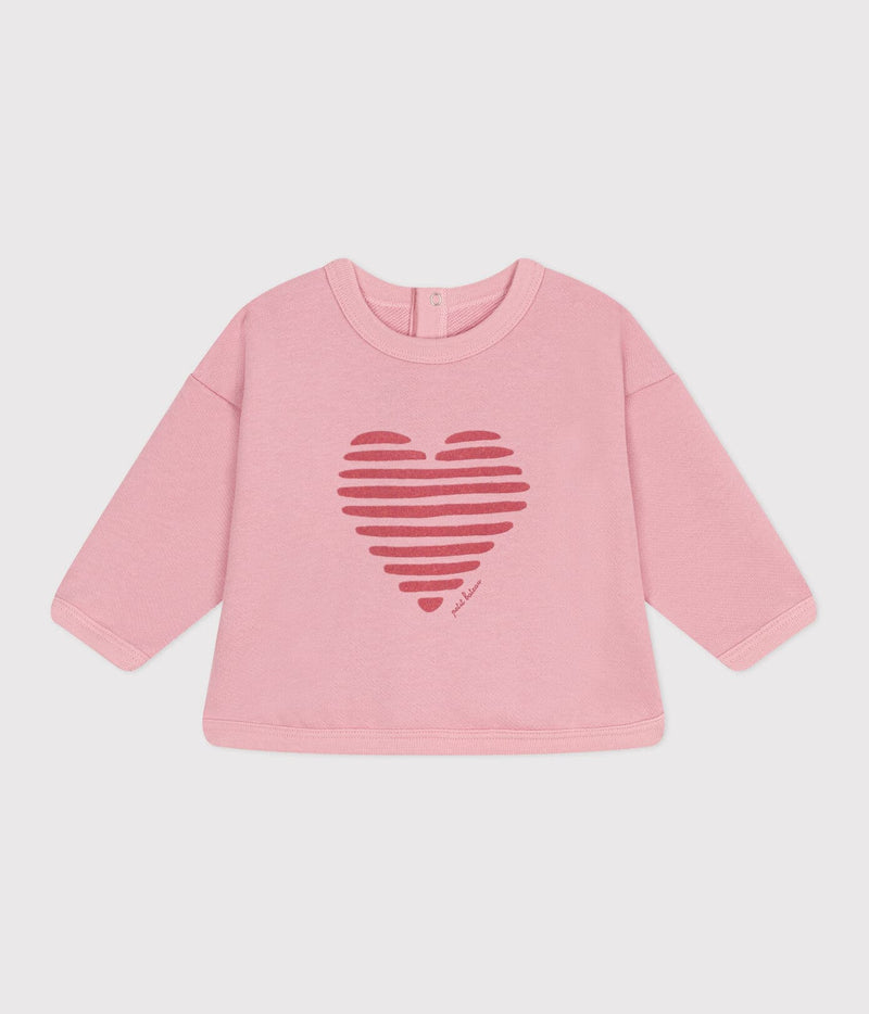 Petit Bateau Katoenen Sweater met Hartje