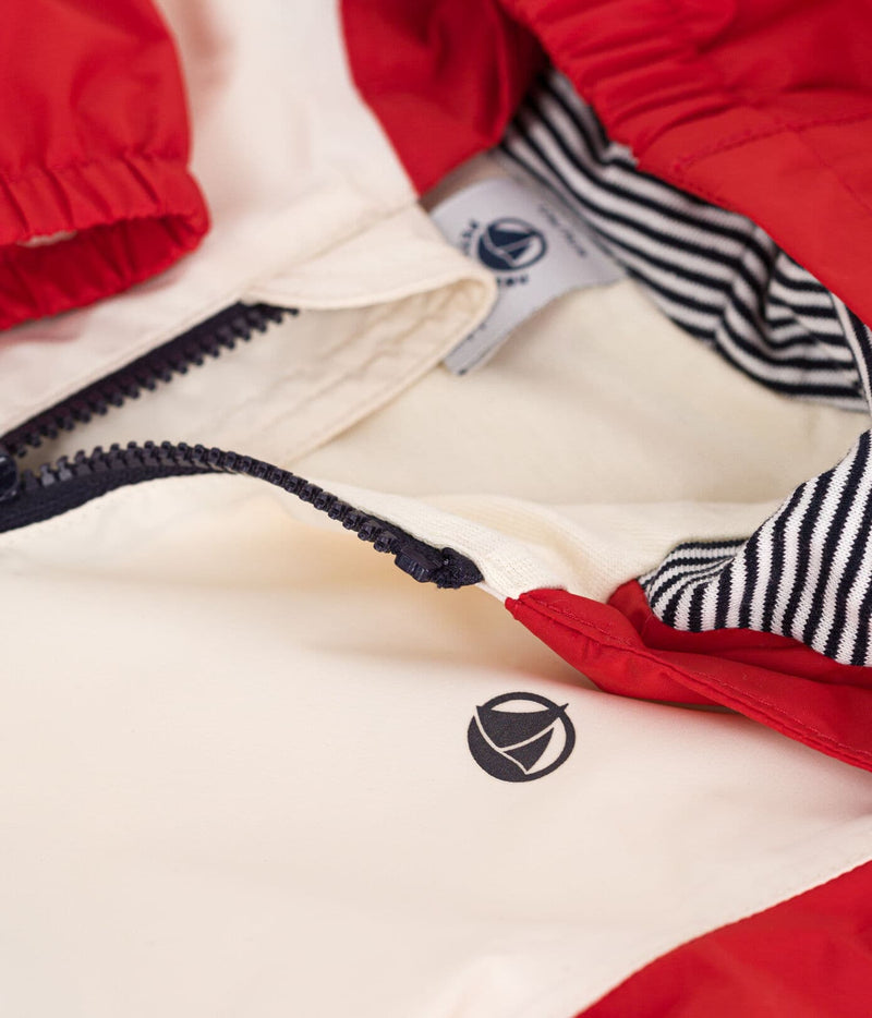 Petit Bateau Windjack met Colourblock en voering