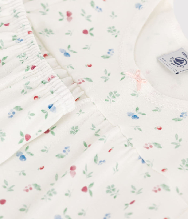 Petit Bateau Katoenen Korte Katoenen Kinderpyjama met vruchtenprint