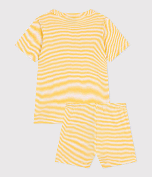 Petit Bateau Korte Katoenen Kinderpyjama met Streepjes