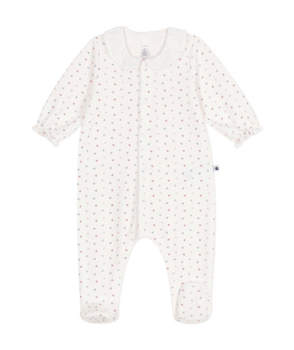 Petit Bateau Babypyjama Mini Multicolor Hearts